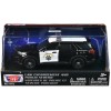 2022 Ford Police Interceptor Utility 'California Highway Patrol' Black and White 'Law Enforcement and Public Service' Series 1/43 Diecast Model Car by Motormax