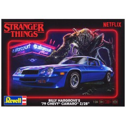 Level 4 Model Kit Billy Hargrove’s 1979 Chevrolet Camaro Z/28 'Stranger Things' (2016-Current) TV Series 1/24 Scale Model by Revell