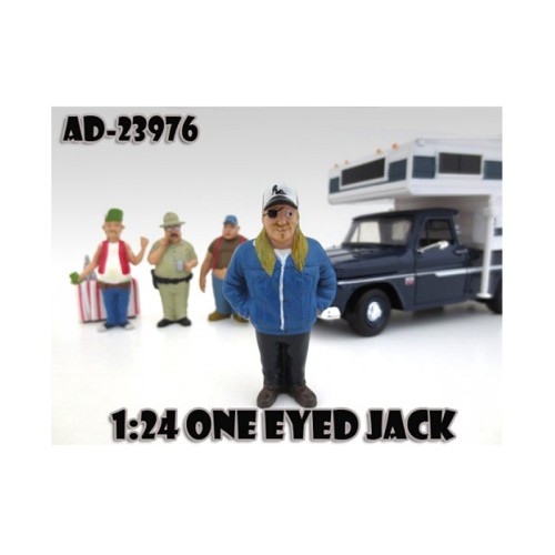 One Eyed Jack 'Trailer Park' Figure For 1:24 Model Cars by American Diorama