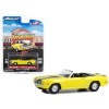 1969 Chevrolet Camaro SS Convertible Yellow with Black Stripes '17th Annual Woodward Dream Cruise Featured Heritage Vehicle' (2011) 'Woodward Dream Cruise' Series 1 1/64 Diecast Model Car by Greenlight