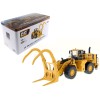 CAT Caterpillar 988K Wheel Loader with Grapple with Operator 'High Line Series' 1/50 Diecast Model by Diecast Masters