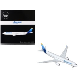 Airbus A330-300 Commercial Aircraft 'Discover Airlines' (D-AIKK) White with Blue Tail 'Gemini 200' Series 1/200 Diecast Model Airplane by GeminiJets
