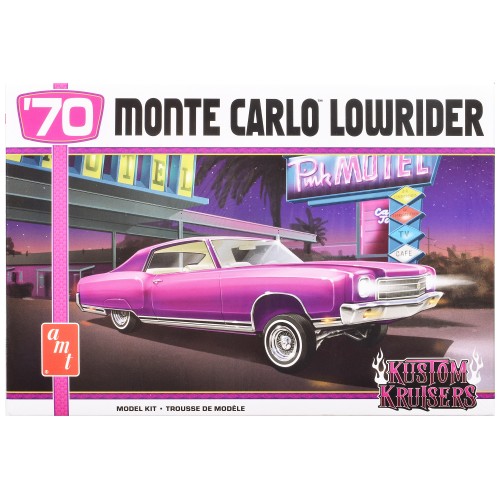 Skill 2 Model Kit 1970 Chevrolet Monte Carlo Lowrider 'Kustom Kruisers' 1/25 Scale Model by AMT
