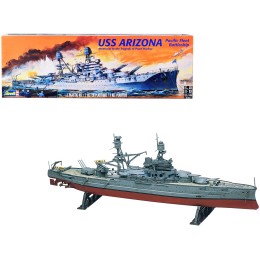 Level 4 Model Kit USS Arizona Pacific Fleet Battleship 'Memorial to the Tragedy of Pearl Harbor' 1/426 Scale Model by Revell