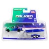 2017 Ford F-150 Pickup Truck and Aerovault Trailer 'Falken Tires' Limited Edition to 2760 pieces Worldwide 1/64 Diecast Model Car by Greenlight