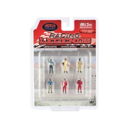 'Racing Legends' 6 piece Diecast Set (6 Driver Figures) Limited Edition to 4800 pieces Worldwide 1/64 Scale Models by American Diorama