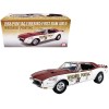 1968 Pontiac Firebird 'First Ram Air II - Weidner Pontiac' White and Red with Stripes Limited Edition to 306 pieces Worldwide 1/18 Diecast Model Car by ACME