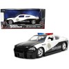 2006 Dodge Charger Police Black and White 'Policia Civil' 'Fast & Furious' Series 1/24 Diecast Model Car by Jada