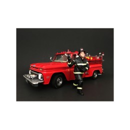 Firefighter with Axe Figurine / Figure For 1:18 Models by American Diorama