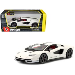 Lamborghini Countach LPI 800-4 White 1/24 Diecast Model Car by Bburago