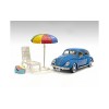 'Beach Girls' Accessories (Beach Chair and Beach Umbrella and Duffle Bag) for 1/18 Scale Models by American Diorama