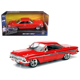Dom's Chevrolet Impala Red 'Fast & Furious F8: The Fate of the Furious' (2017) Movie 1/24 Diecast Model Car by Jada