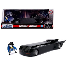 Batmobile with Batman Diecast Figure 'Animated Series' DC Comics Series 1/24 Diecast Model Car by Jada