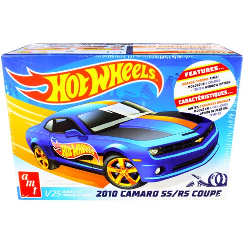 Skill 2 Model Kit 2010 Chevrolet Camaro SS/RS Coupe 'Hot Wheels' 1/25 Scale Model by AMT