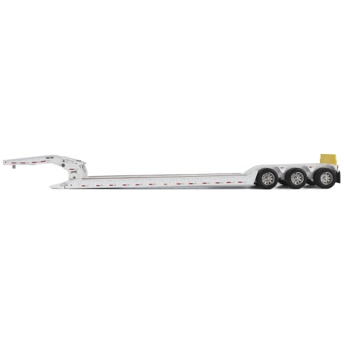 Trail King TK120 Hydraulic Detachable Gooseneck Lowboy Trailer White (Regular Version) 'Transport Series' 1/50 Diecast Model by Diecast Masters