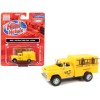 1955 Chevrolet Utility Truck Yellow 'Song Co. Refrigeration and Heating' 1/87 (HO) Scale Model by Classic Metal Works