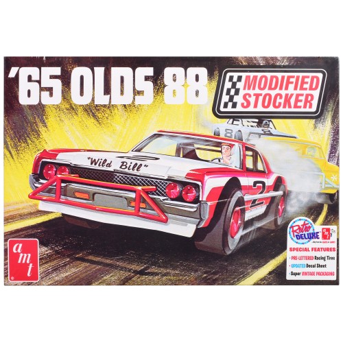 Skill 2 Model Kit 1965 Oldsmobile 88 'Modified Stocker' 1/25 Scale Model by AMT