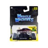 1949 Mercury Custom Coupe Dark Red Metallic with Flames 1/64 Diecast Model Car by Muscle Machines