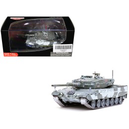 Leopard 2A4 Main Battle Tank with Snorkel 'Winter Camouflage' Norwegian Army 'Armor Premium' Series 1/72 Diecast Model by Panzerkampf