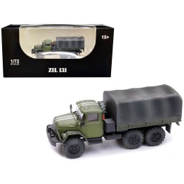 ZIL 131 Cargo Truck Green with White Stripes 'Ukrainian Ground Forces' 1/72 Diecast Model by Legion