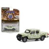 2022 Jeep Gladiator Pickup Truck 'U.S. Army' Military-Spec Camouflage 'Battalion 64' Series 3 1/64 Diecast Model Car by Greenlight