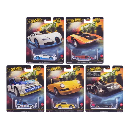 'Hammer Drop' 5 piece Set 'Car Culture' 2024 Series F Diecast Model Cars by Hot Wheels