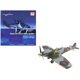 Supermarine Spitfire Mk Vb Fighter Aircraft 'EN921 Flying Officer Jack Sheppard No. 401 Squadron' (1943) Royal Canadian Air Force 'Air Power Series' 1/48 Diecast Model by Hobby Master