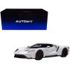 2017 Ford GT Frozen White 1/18 Model Car by Autoart