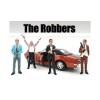 'The Robbers' 4 Piece Figure Set For 1:18 Scale Models by American Diorama