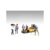 'On-Air' 6 piece Figures and Accessory Set for 1/24 Scale Models by American Diorama