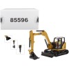 CAT Caterpillar 308 CR Next Generation Mini Hydraulic Excavator with Work Tools and Operator 'High Line' Series 1/50 Diecast Model by Diecast Masters