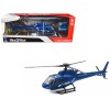 Eurocopter AS350 Helicopter Blue Metallic 'Police' 'Sky Pilot' Series 1/43 Diecast Model by New Ray