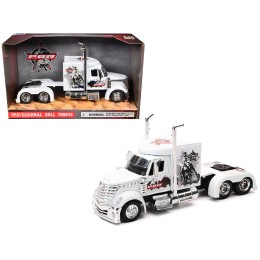 International Lonestar Truck Tractor White 'PBR Professional Bull Riders' 1/43 Diecast Model by New Ray