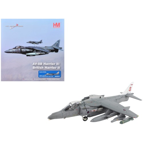 McDonnell Douglas AV-8B/British Harrier II GR.9A Aircraft '41 (R) Squadron RAF Coningsby Air Base' (2006) Royal Air Force 'Air Power Series' 1/72 Diecast Model by Hobby Master