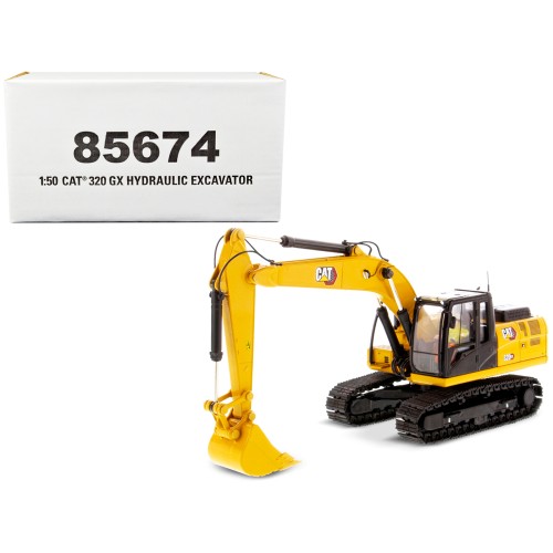CAT Caterpillar 320 GX Hydraulic Excavator with Operator 'High Line' Series 1/50 Diecast Model by Diecast Masters