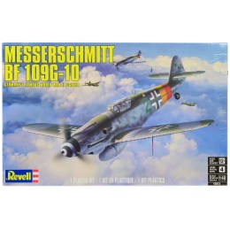 Level 4 Model Kit Messerschmitt Bf 109G-10 Fighter Aircraft 'Germany's Famous World War II Fighter' 1/48 Scale Model by Revell