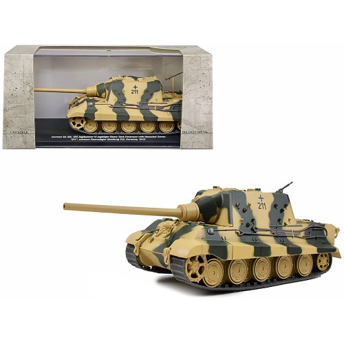 German Sd. Kfz. 186 Jagdpanzer VI Jagdtiger Heavy Tank Destroyer #211 with Henschel Turret 'Schwere Panzerjager Abteilung 512 Germany 1945' 1/43 Diecast Model by AFVs of WWII