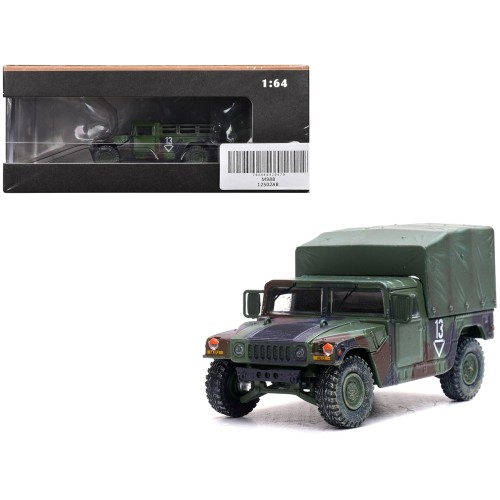 M998 HMMWV '2nd Battalion 3rd Field Artillery Regiment 1st Armored Division Stationed in Germany' (1999) United States Army 'Military Miniature' Series 1/64 Diecast Model by Panzerkampf