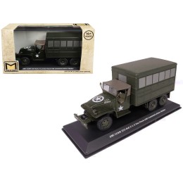 GMC CCKW 353 6x6 2-1/2 Ton Truck with Communications Shelter Olive Drab 'United States Army' 1/43 Diecast Model by Militaria Die Cast