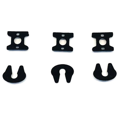 Fifth Wheel Sets (3 Sets) 1/87 (HO) Plastic Model by Promotex