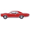 1966 Pontiac GTO Montero Red 1/87 (HO) Scale Diecast Model Car by Oxford Diecast