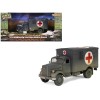 Opel-Blitz Kfz.305 Ambulance Gray (Weathered) 'German Army' 'Armoured Fighting Vehicle' Series 1/32 Diecast Model by Forces of Valor