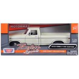 1979 Ford F-150 Pickup Truck White 1/24 Diecast Model Car by Motormax