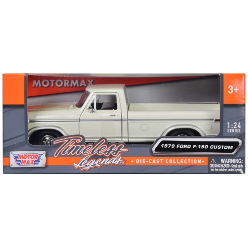 1979 Ford F-150 Pickup Truck White 1/24 Diecast Model Car by Motormax