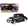 1939 Chevrolet Coupe Lowrider Black 'Get Low' Series 1/24 Diecast Model Car by Motormax