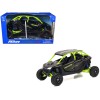 Polaris RZR Pro R UTV Black and Lime Green 1/18 Diecast Model by New Ray