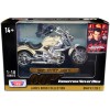 BMW R 1200 C Motorcycle Cream James Bond 007 'Tomorrow Never Dies' (1997) Movie 'James Bond Collection' Series 1/18 Diecast Model Car by Motormax