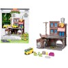 'Teenage Mutant Ninja Turtles' Turtle Lair Diorama Set with Figures and Party Wagon 'Nano Scene' Series Model by Jada