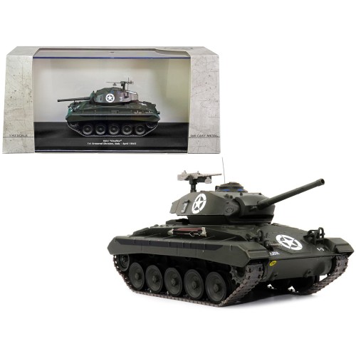 M24 'Chaffee' Tank #3 'U.S.A. 1st Armored Division Italy April 1945' 1/43 Diecast Model by AFVs of WWII