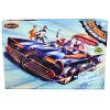 Skill 2 Model Kit 1966 Batmobile 'Bad Guy Getaway Edition' with Penguin and Catwoman Figures 'Batman' (1966-1968) TV Series 1/25 Scale Model by Polar Lights